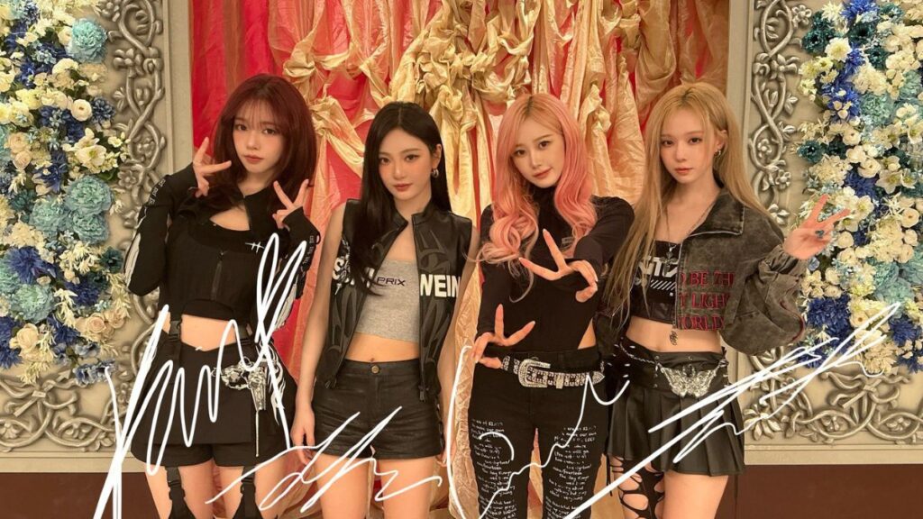 aespa4人ピースの姿